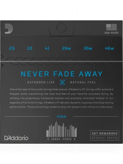 Струни D'Addario XTC46 XT Classical Hard Tension