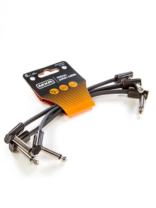 MXR 6 Inch Ribbon Patch Cable 3 Pack