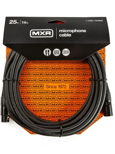Мікрофонний кабель MXR DCM25 Microphone Cable 25ft (7.6m)