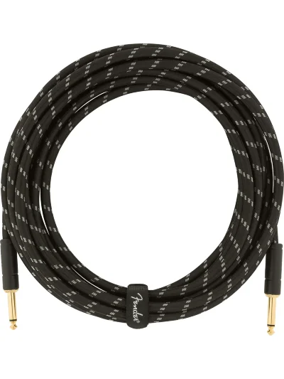 Інструментальний кабель Fender Cable Deluxe Series 18.6' Black Tweed