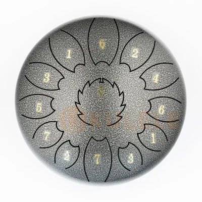 Глюкофон Fzone STD10I13N Gray Steel Tongue Drum