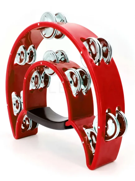 Тамбурин Maxtone 818 Dual Power Tambourine (Red)