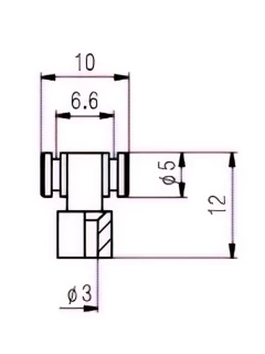 Paxphil HS008 Guitar Roller String Tree (Black)