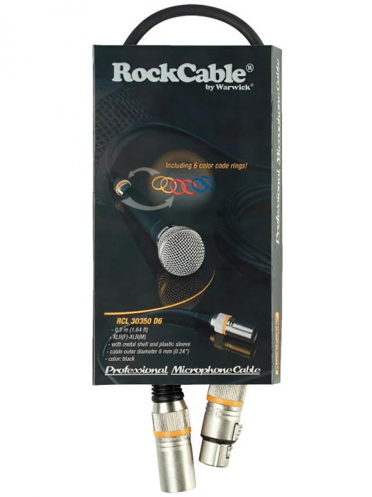 RockCable RCL30350 D7 Microphone Cable (0.5m)