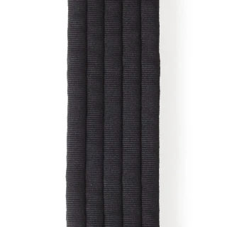 D'Addario 50BAL01 Auto Lock Guitar Strap (Black Padded Stripes)