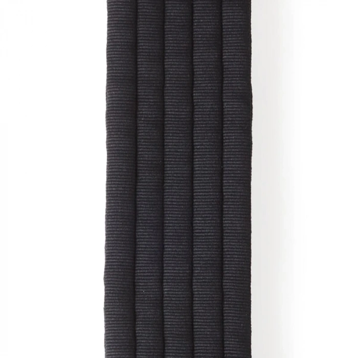 D'Addario 50BAL01 Auto Lock Guitar Strap (Black Padded Stripes)