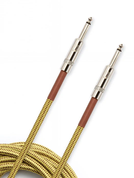 Інструментальний кабель Інструментальний кабель D'Addario PW-BG-10TW Custom Series Braided Instrument Cable Tweed (3m)