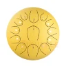 Глюкофон Hluru Huashu THL13-12 Golden 12" (30см) 13 нот Tongue Drum Carbon Steel