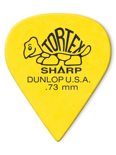Набір медіаторів Dunlop 412P.73 Tortex Sharp Pick .73mm