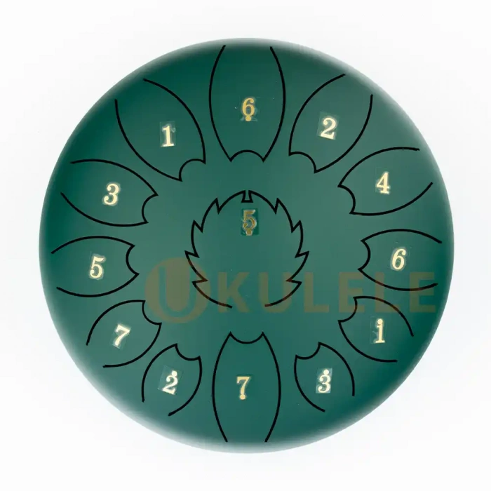 Глюкофон Глюкофон Fzone STD10I13N Green Steel Tongue Drum