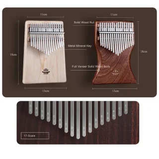 Hluru KF17 Rosewood (17 нот, червоне дерево)
