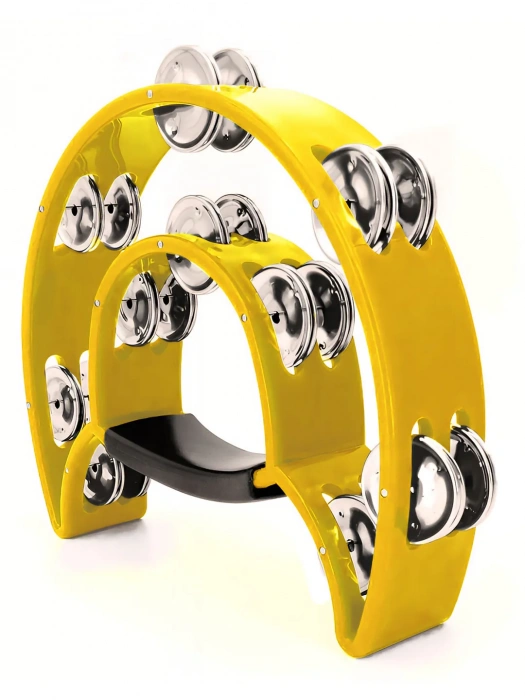 Тамбурин Тамбурин Maxtone 818 Dual Power Tambourine (Yellow)