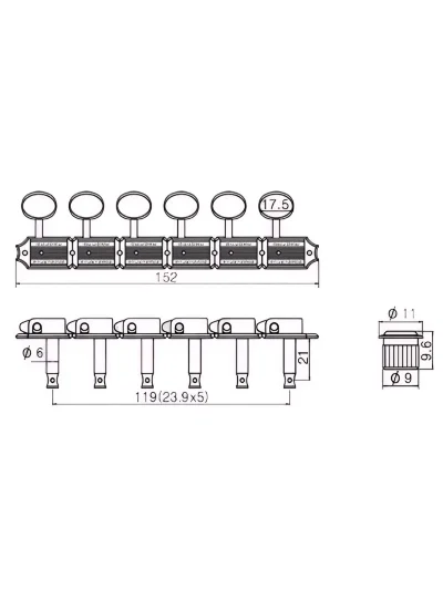 Кілки Paxphil WJ55 6-in line CR