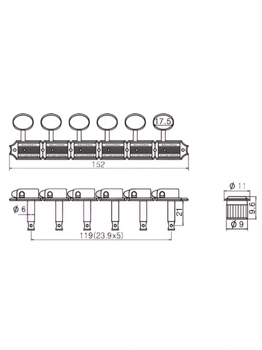Кілки Кілки Paxphil WJ55 6-in line CR