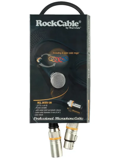 Мікрофонний кабель RockCable RCL30351 D7 Microphone Cable (1m)
