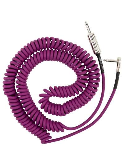 Інструментальний кабель Fender Cables Jimi Hendrix VooDoo Child 30' Coil Purple