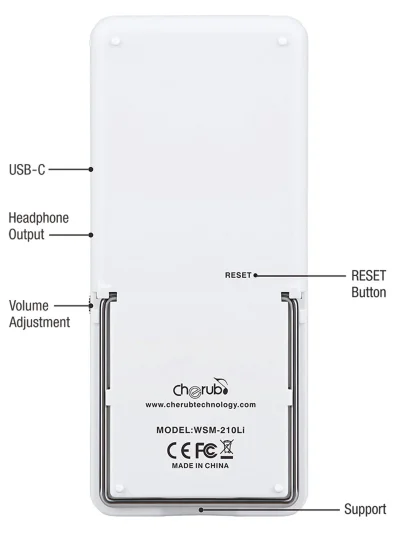 Метроном Cherub WSM-210Li