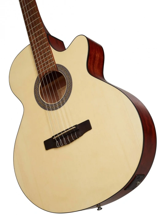 Класична гітара зі звукознімачем Класична гітара зі звукознімачем Cort CEC1 (Open Pore)