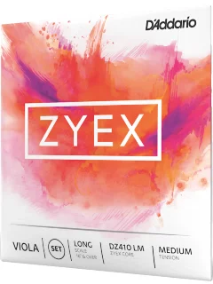 D'Addario DZ410 LM Zyex Viola String Set (Long Scale Medium Tension)