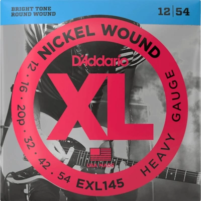 D&#039;Addario EXL145 XL Nickel Wound Heavy 12-54