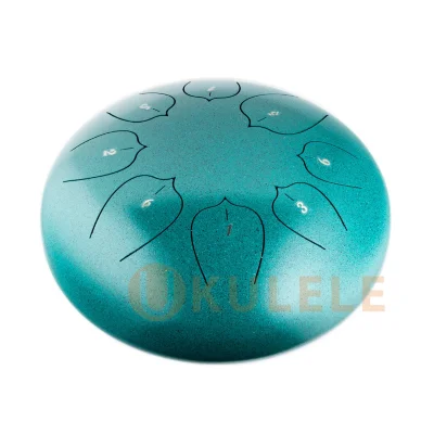 Глюкофон Hluru THL8-12 Malahite 12" (30см) 8 нот Tongue Drum Carbon Steel