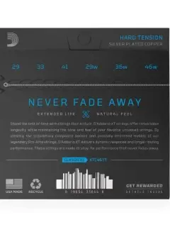 D'Addario XTC46TT XT Dynacore Titanium Classical Hard Tension
