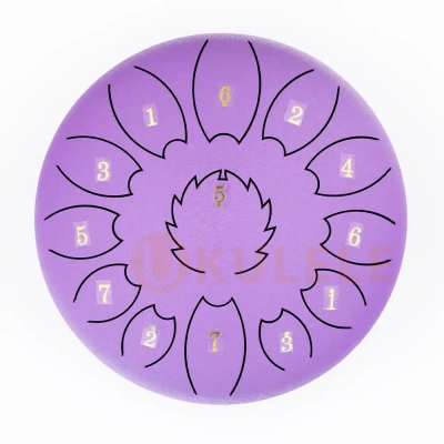 Fzone STD10I13N Purple Steel Tongue Drum