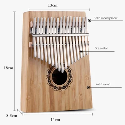Калімба Hluru KG17 BB BamBoo (17 нот, бамбук)