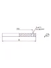Ретейнер Paxphil HS010 Bass Guitar String Tension Bar (Chrome)