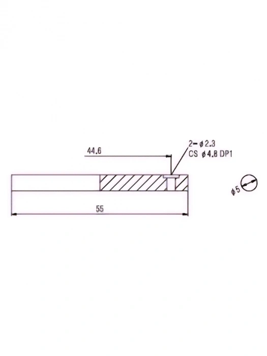 Paxphil HS010 Bass Guitar String Tension Bar (Chrome)