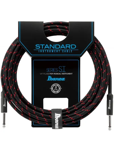 Інструментальний кабель Ibanez SI20-BW Instrument Cabel 6m