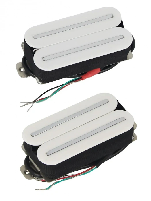 Звукознімач Звукознімач Fleor Dual Rail Humbucker Ceramic Set (White)