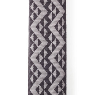 D'Addario 50BAL03 Auto Lock Guitar Strap (Black Padded Geometric)