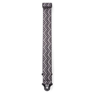 D'Addario 50BAL03 Auto Lock Guitar Strap (Black Padded Geometric)