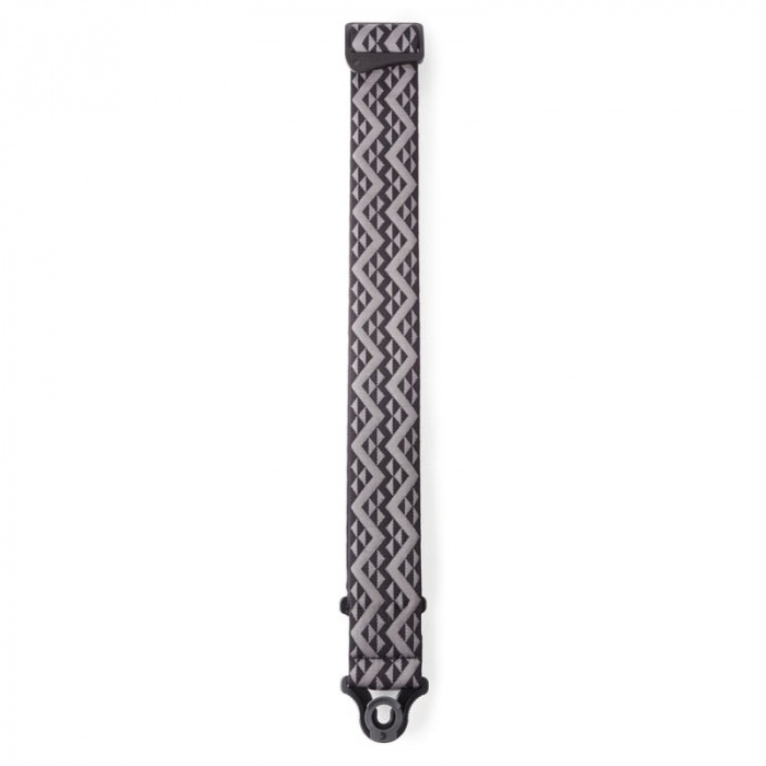 D'Addario 50BAL03 Auto Lock Guitar Strap (Black Padded Geometric)