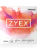 Струни для альта D'Addario DZ410 MM Zyex Viola String Set (Medium Scale Medium Tension)