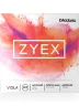 Струни для альта D'Addario DZ410 MM Zyex Viola String Set (Medium Scale Medium Tension)