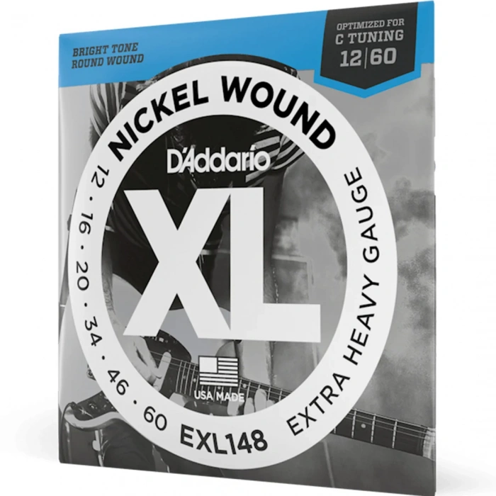 D'Addario EXL148 XL Nickel Wound Extra Heavy 12-60