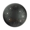 Глюкофон Hluru THL8-10 Ink Black 10" (25см) 8 нот Tongue Drum Carbon Steel