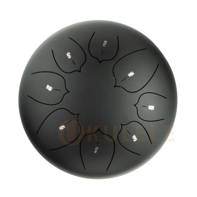 Hluru THL8-10 Ink Black 10" (25см) 8 нот Tongue Drum Carbon Steel