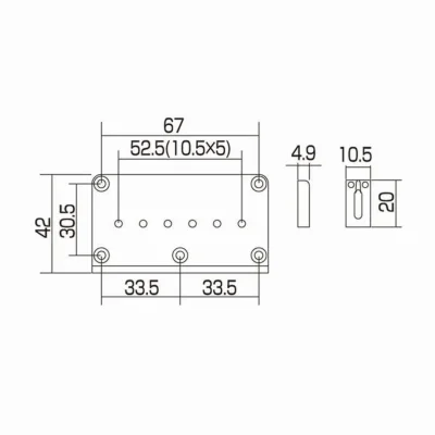 Бридж Gotoh GTC102 (CK)