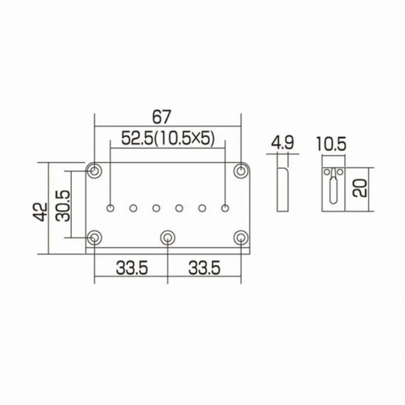 Бридж Gotoh GTC102 (CK) Бридж Gotoh GTC102 (CK)