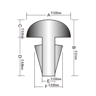 Alice A035S-2.3 (стік 25 см., прямий) набір 6 шт.