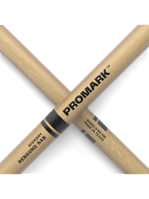 Promark Rebound 5AB Lacquered Hickory Acorn Wood Tip