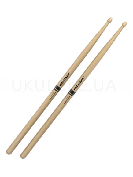 Барабанные палочки Promark Rebound 5AB Lacquered Hickory Acorn Wood Tip