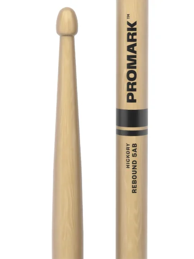 Барабанні палички Promark Rebound 5AB Lacquered Hickory Acorn Wood Tip