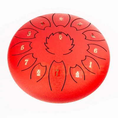 Глюкофон Fzone STD10I13N Red Steel Tongue Drum