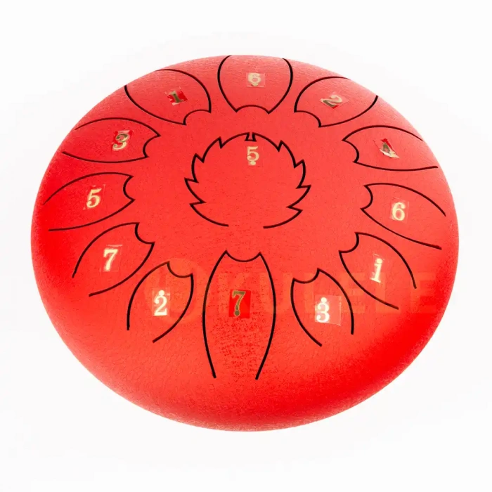 Fzone STD10I13N Red Steel Tongue Drum