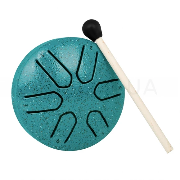 Глюкофон Overtone Steel Tongue Drum 3 Inch 6-Tone Green