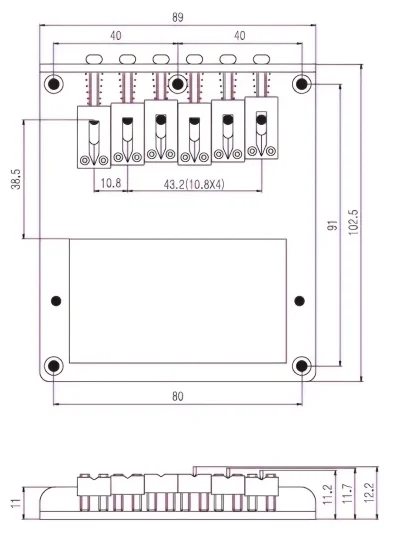Бридж Paxphil BT004 (Chrome)